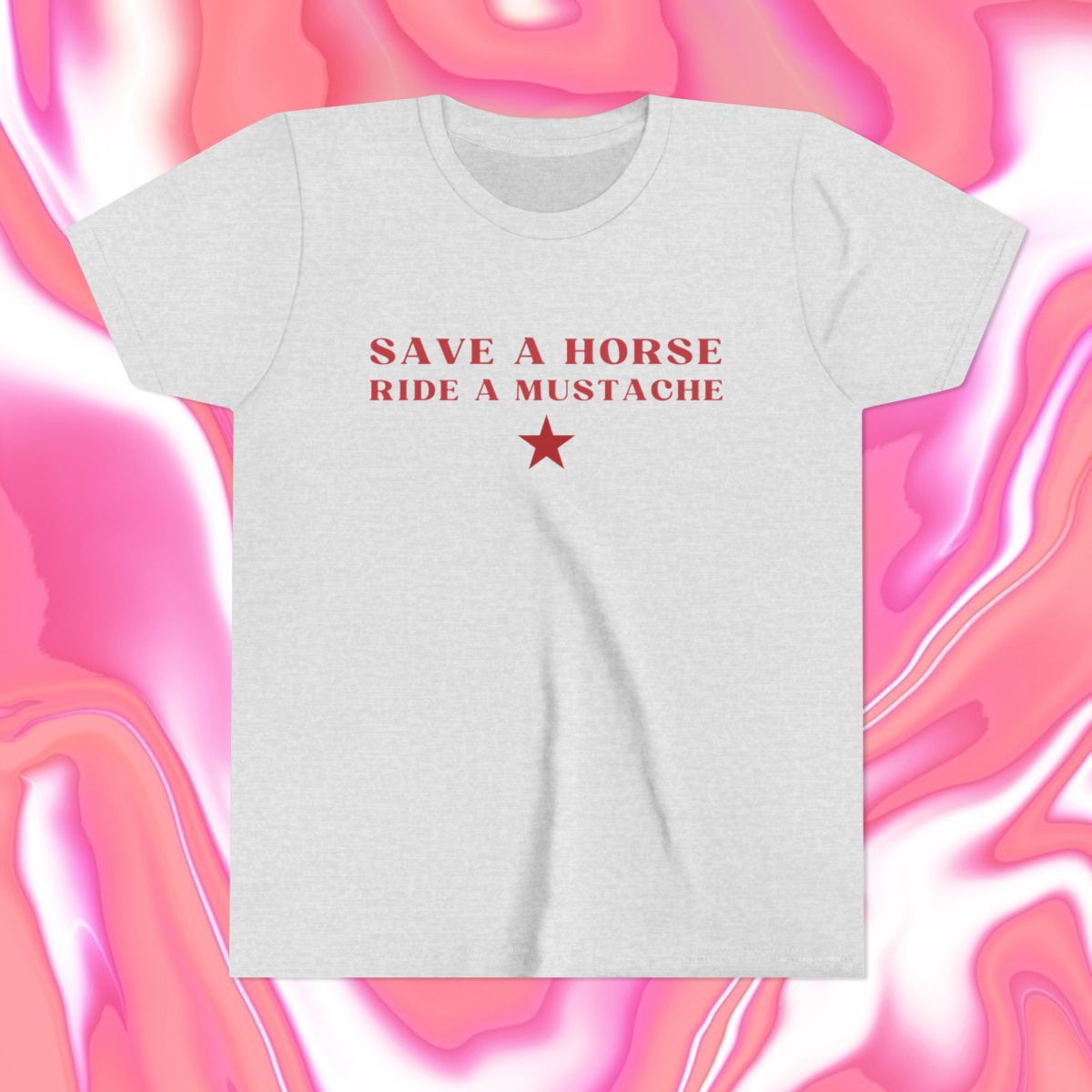 Save a Horse Ride A Mustache Baby Tee